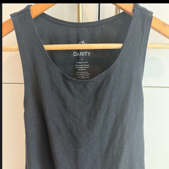 Darity Hero - Double Layer Hands Free Nursing & Pumping Top - Onyx (Black) in L - Picture 1 of 6